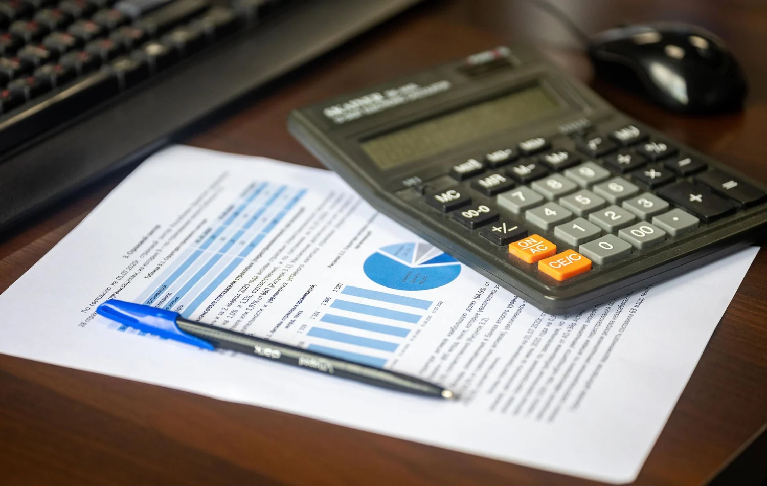Documentos financeiros e análise de risco
